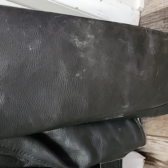 Vintage Hand Airbrushed Marilyn Monroe Leather Jacket, Unisex Size L/XL - Picture 10 of 17